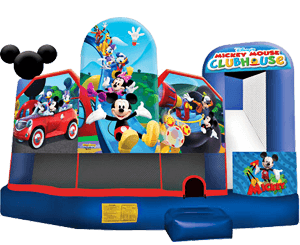 Mickey Mouse Club House Jumping Castle Hire Brisbane